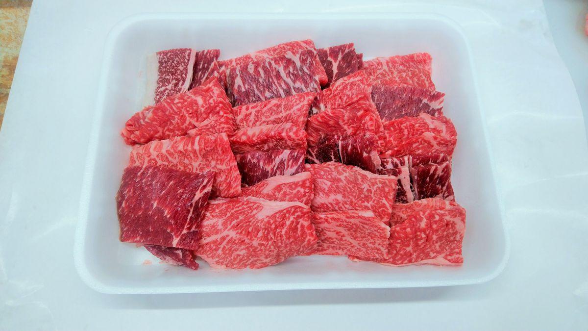 10-1 極上黒毛和牛　カルビ・モモ(焼き肉用) 500g入り
